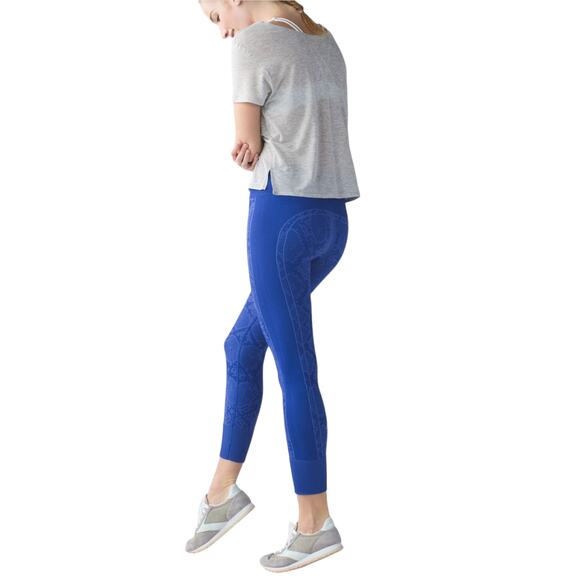 Lululemon Heathered Sapphire Blue Ebb To Street Pant - Picture 2 of 11